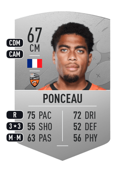 Julien Ponceau Common 67 OVR