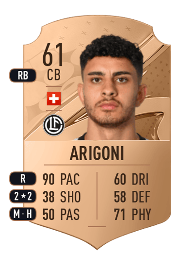 Allan Arigoni Rare 61 OVR