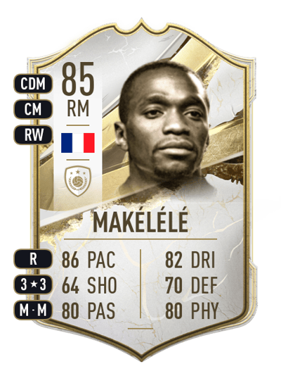 Claude Makélélé Icon 85 OVR