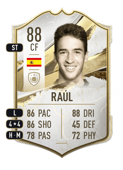 Raúl Icon 88 OVR