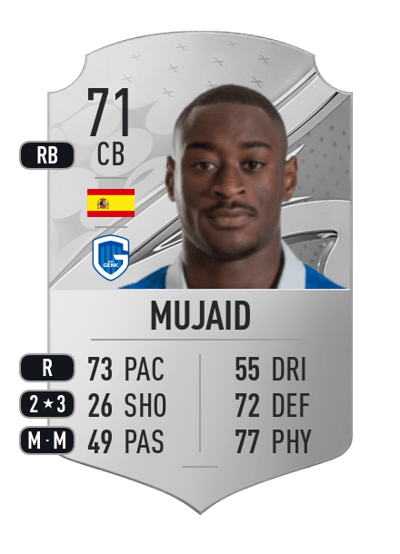 Mujaid Rare 71 OVR
