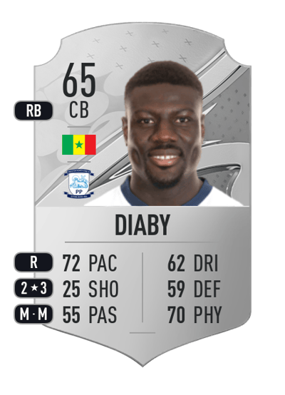 Bambo Diaby Rare 65 OVR