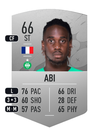 Charles Abi Common 66 OVR