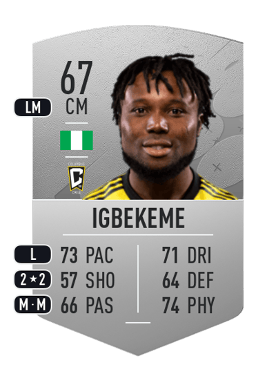James Igbekeme Common 67 OVR