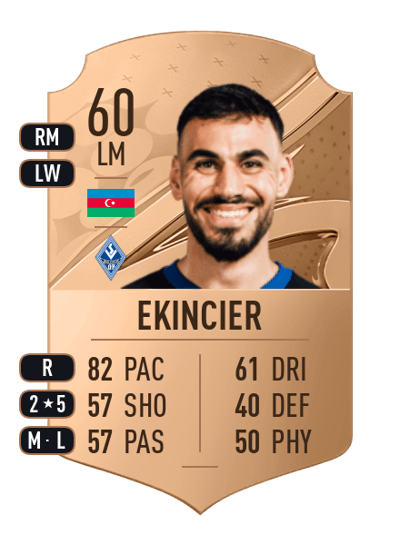 Barış Ekincier Rare 60 OVR
