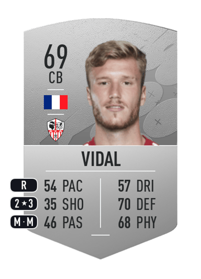Clément Vidal Common 69 OVR