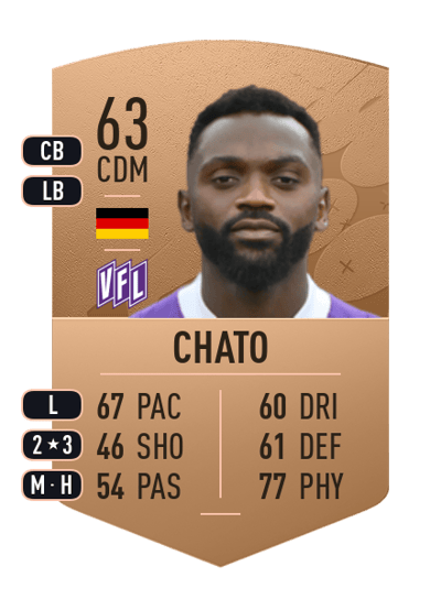 Paterson Chato Common 63 OVR