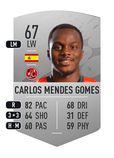 Carlos Mendes Gomes Common 67 OVR