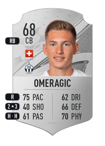 Becir Omeragic Rare 68 OVR