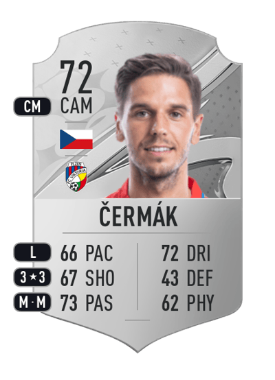 Aleš Čermák Rare 72 OVR