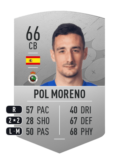 Pol Moreno Common 66 OVR
