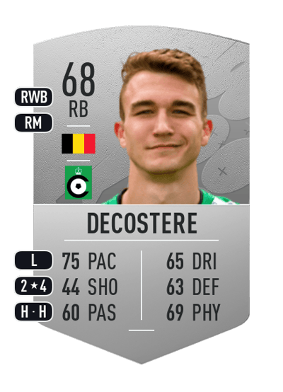 Robbe Decostere Common 68 OVR