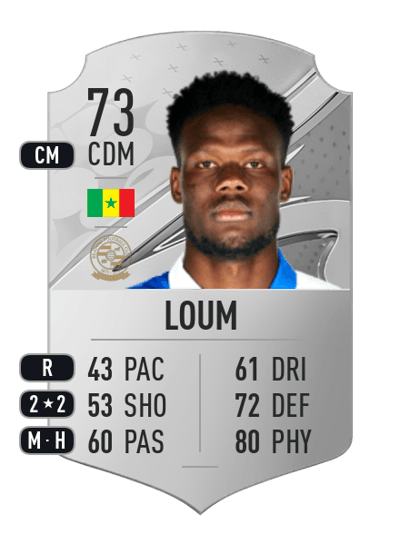Mamadou Loum Rare 73 OVR