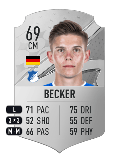 Finn Ole Becker Rare 69 OVR