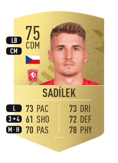 Michal Sadílek Common 75 OVR