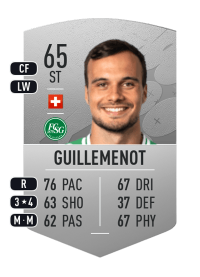 Jérémy Guillemenot Common 65 OVR
