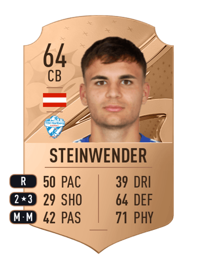 Michael Steinwender Rare 64 OVR