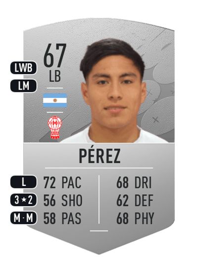 Walter Pérez Common 67 OVR
