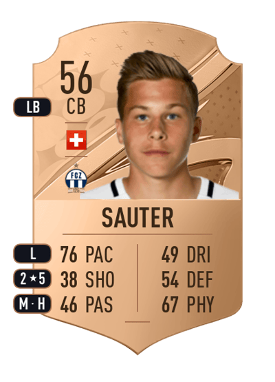 Ilan Sauter Rare 56 OVR
