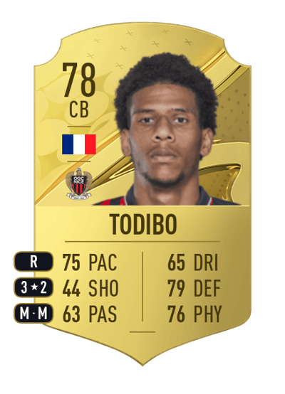 Jean-Clair Todibo Rare 78 OVR
