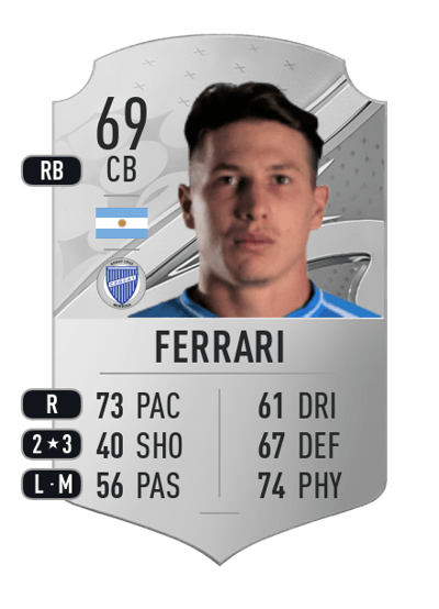 Gianluca Ferrari Rare 69 OVR