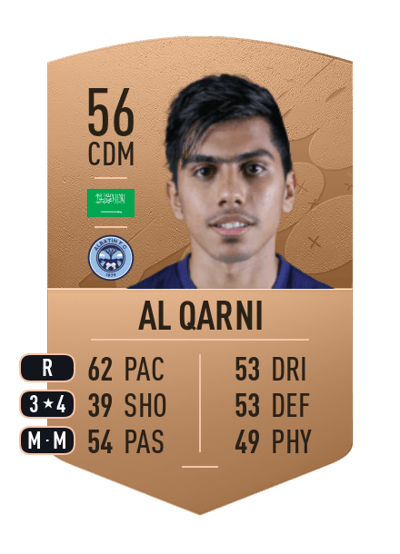 Yahya Al Qarni Common 56 OVR