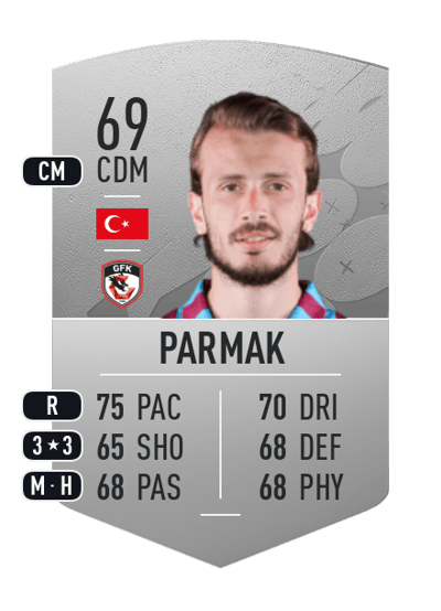 Abdulkadir Parmak Common 69 OVR