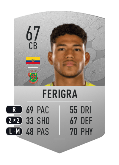 Erick Ferigra Common 67 OVR
