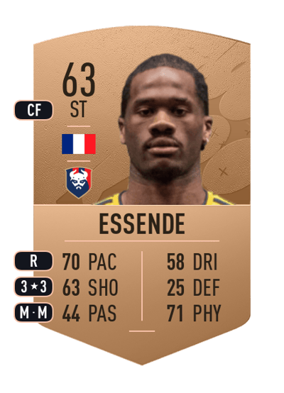 Samuel Essende Common 63 OVR
