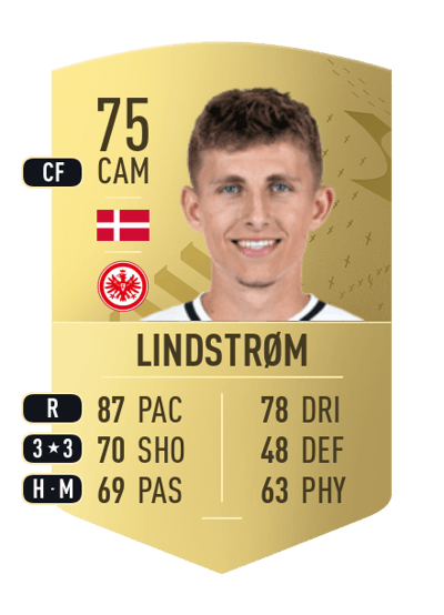 Jesper Lindstrøm Common 75 OVR