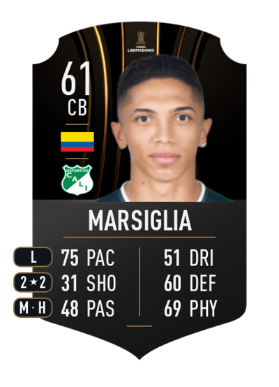 Jorge Marsiglia CONMEBOL LIBERTADORES 61 OVR