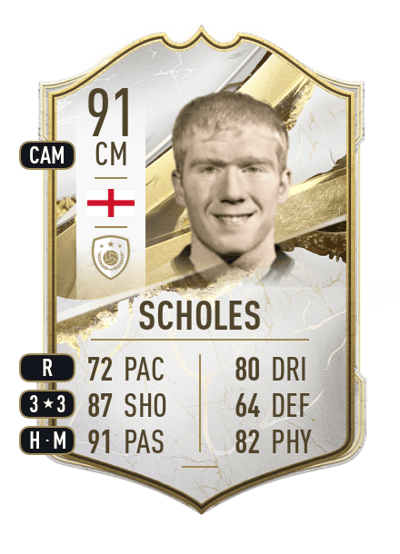 Paul Scholes Icon 91 OVR