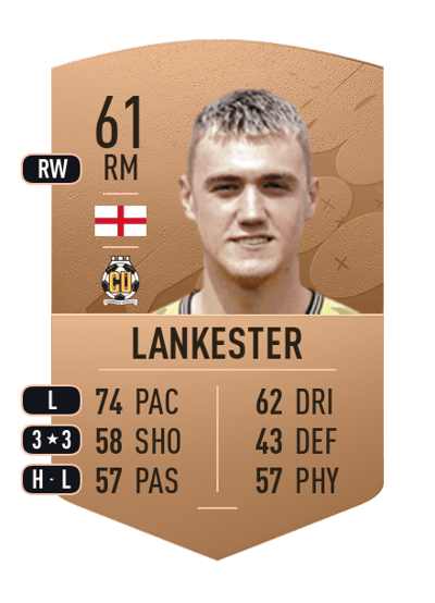 Jack Lankester Common 61 OVR