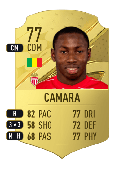 Mohamed Camara Rare 77 OVR