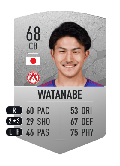 Tsuyoshi Watanabe Common 68 OVR