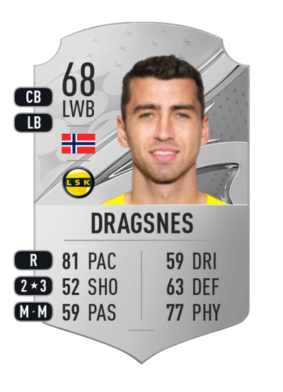 Vetle Dragsnes Rare 68 OVR