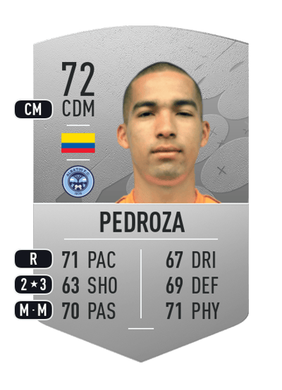 Sebastián Pedroza Common 72 OVR