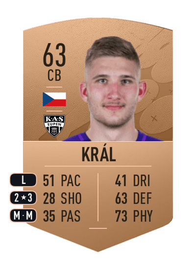 Jan Král Common 63 OVR