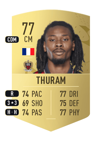 Khéphren Thuram Common 77 OVR