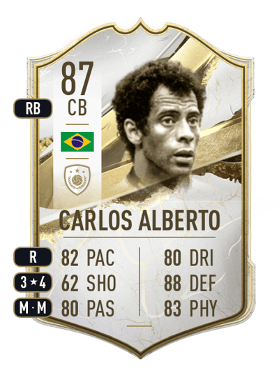 Carlos Alberto Icon 87 OVR