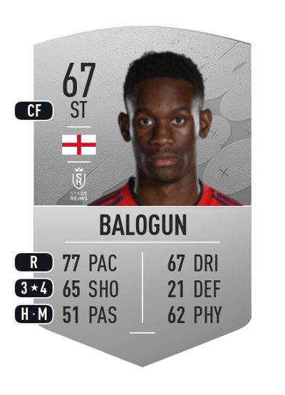 Folarin Balogun Common 67 OVR