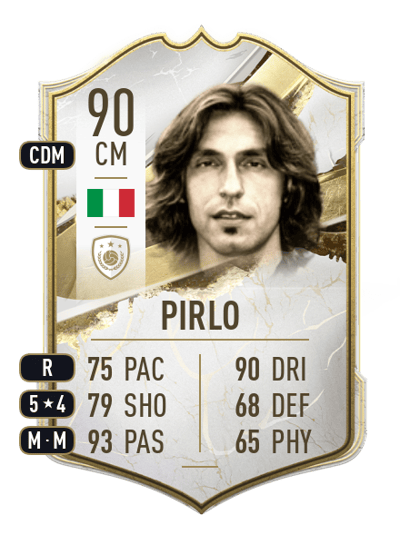 Andrea Pirlo Icon 90 OVR