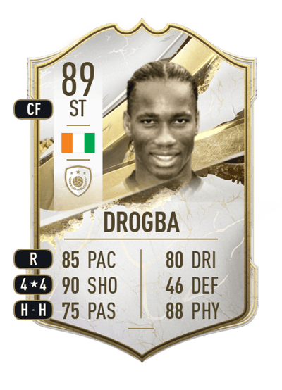 Didier Drogba Icon 89 OVR