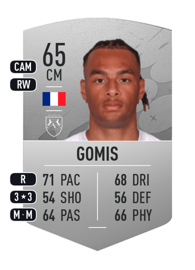 Iron Gomis Common 65 OVR