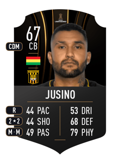 Adrián Jusino CONMEBOL LIBERTADORES 67 OVR
