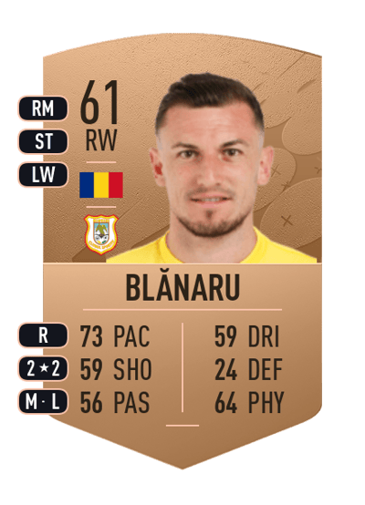 Ștefan Blănaru Common 61 OVR