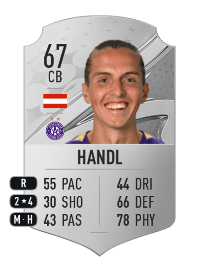 Johannes Handl Rare 67 OVR