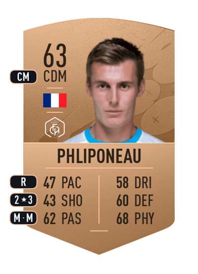 Alexandre Phliponeau Common 63 OVR