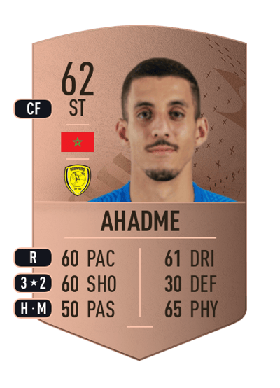 Gassan Ahadme Common 62 OVR