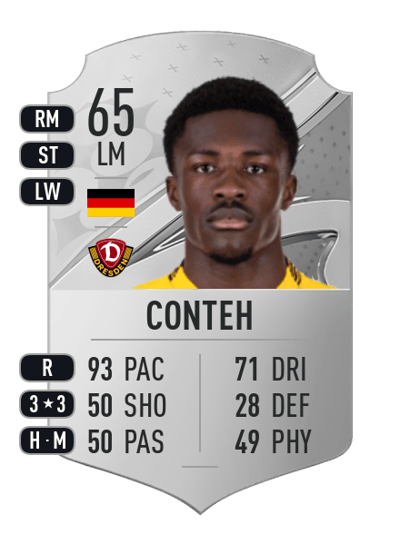 Christian Conteh Rare 65 OVR